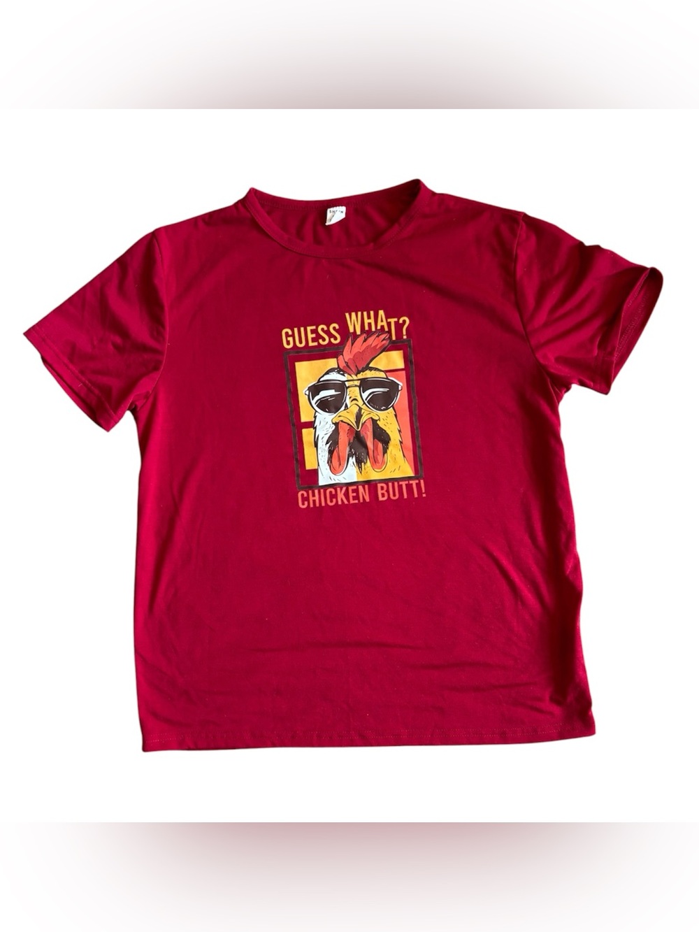Shein EUC Boys Chicken Butt Shirt